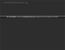 Tablet Screenshot of outsidethelinesstudio.org